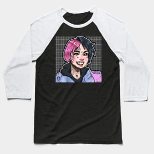 Lil Peep (black) Baseball T-Shirt